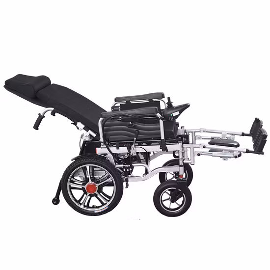 Tousda 리클라이닝 팔걸이 등받이 핸들 브레이크 알루미늄 접이식 수동/전원/전동 휠체어