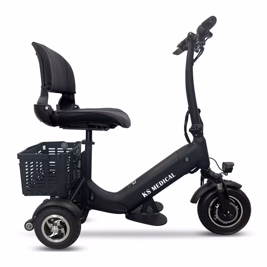 Ksm-606ar Auto Adjust Backrest Ergonomic Electric Wheelchair Foldable Suppliers Fully Reclining Power Wheel Chair