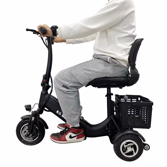 Ksm-606ar Auto Adjust Backrest Ergonomic Electric Wheelchair Foldable Suppliers Fully Reclining Power Wheel Chair